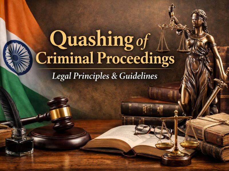 Quashing of criminal proceedings