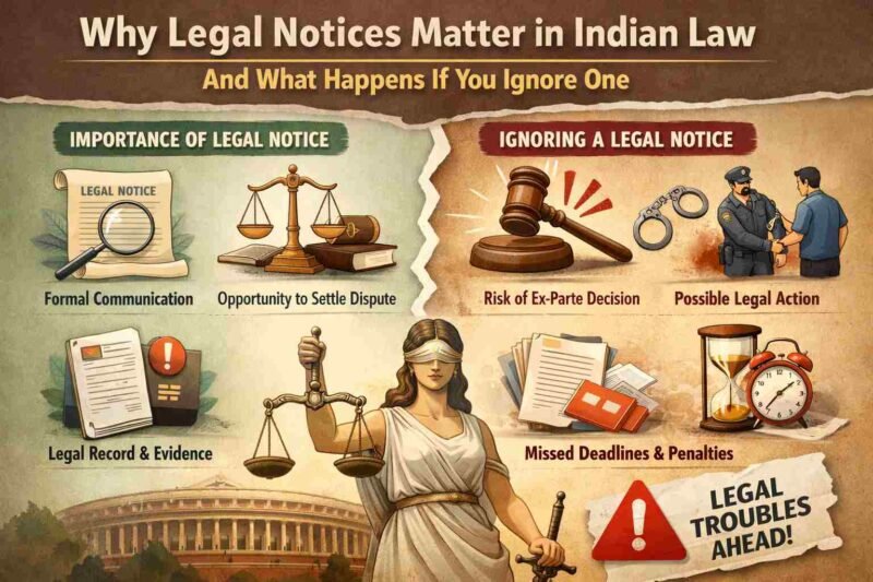 Legal Notices Matter in Indian Law