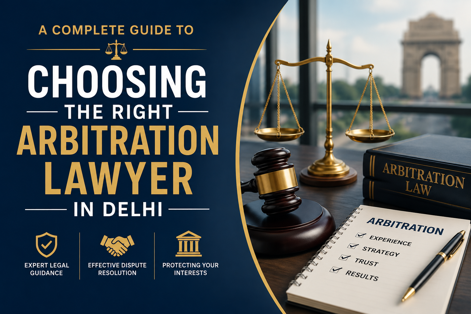 A Complete Guide to Choosing the Right Arbitration Lawyer in Delhi 