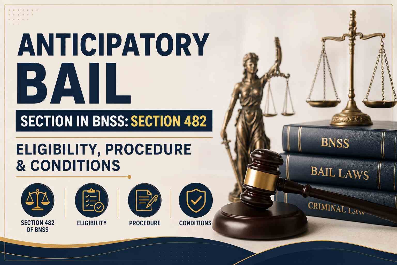 Anticipatory Bail Section in BNSS Section 482, Eligibility, Procedure & Conditions - Global Judex Law Firm.