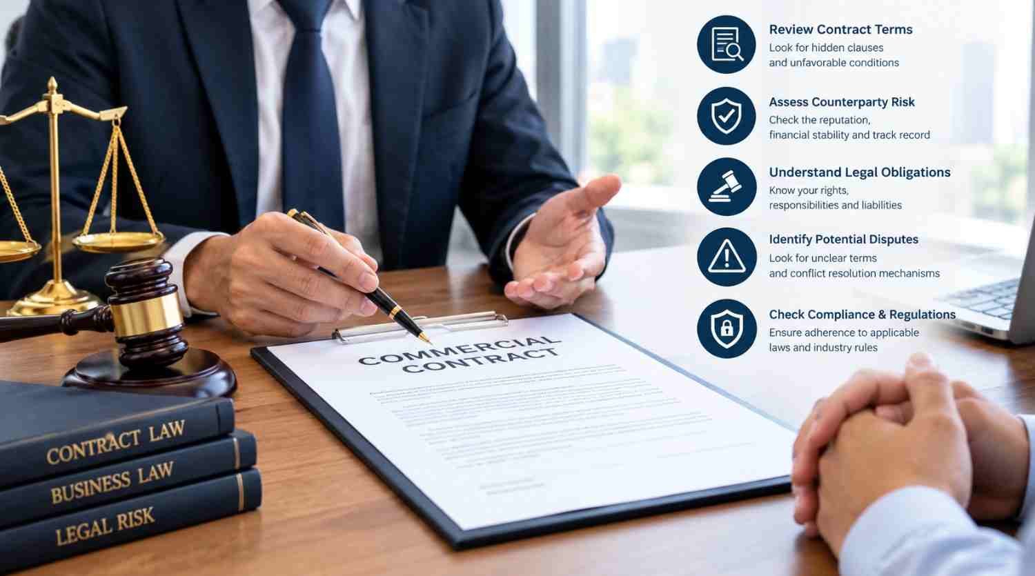 What Legal Risks Should Businesses Check Before Signing a Commercial Contract