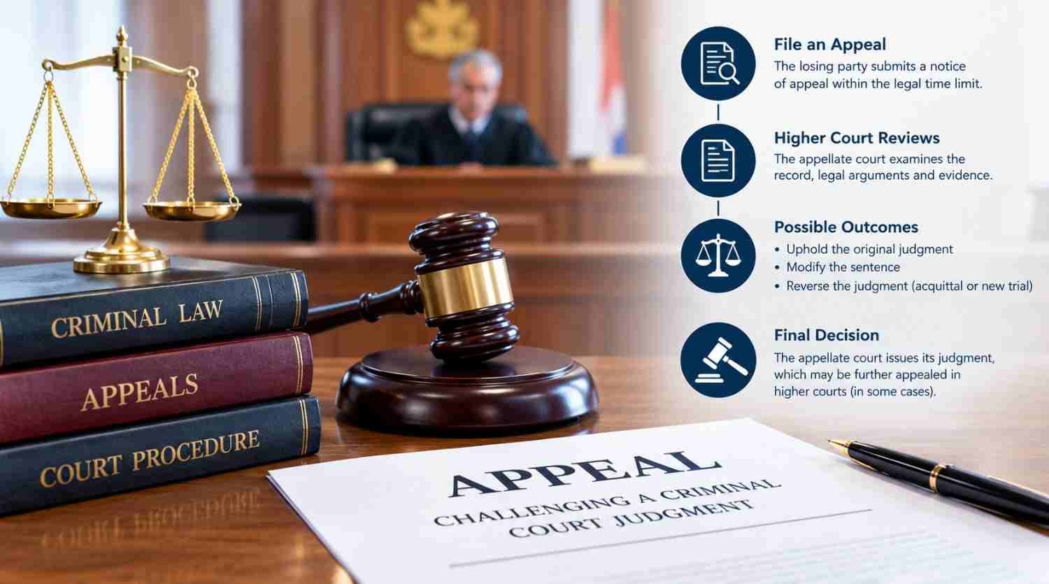 What Happens When a Criminal Court Judgment Is Challenged on Appeal