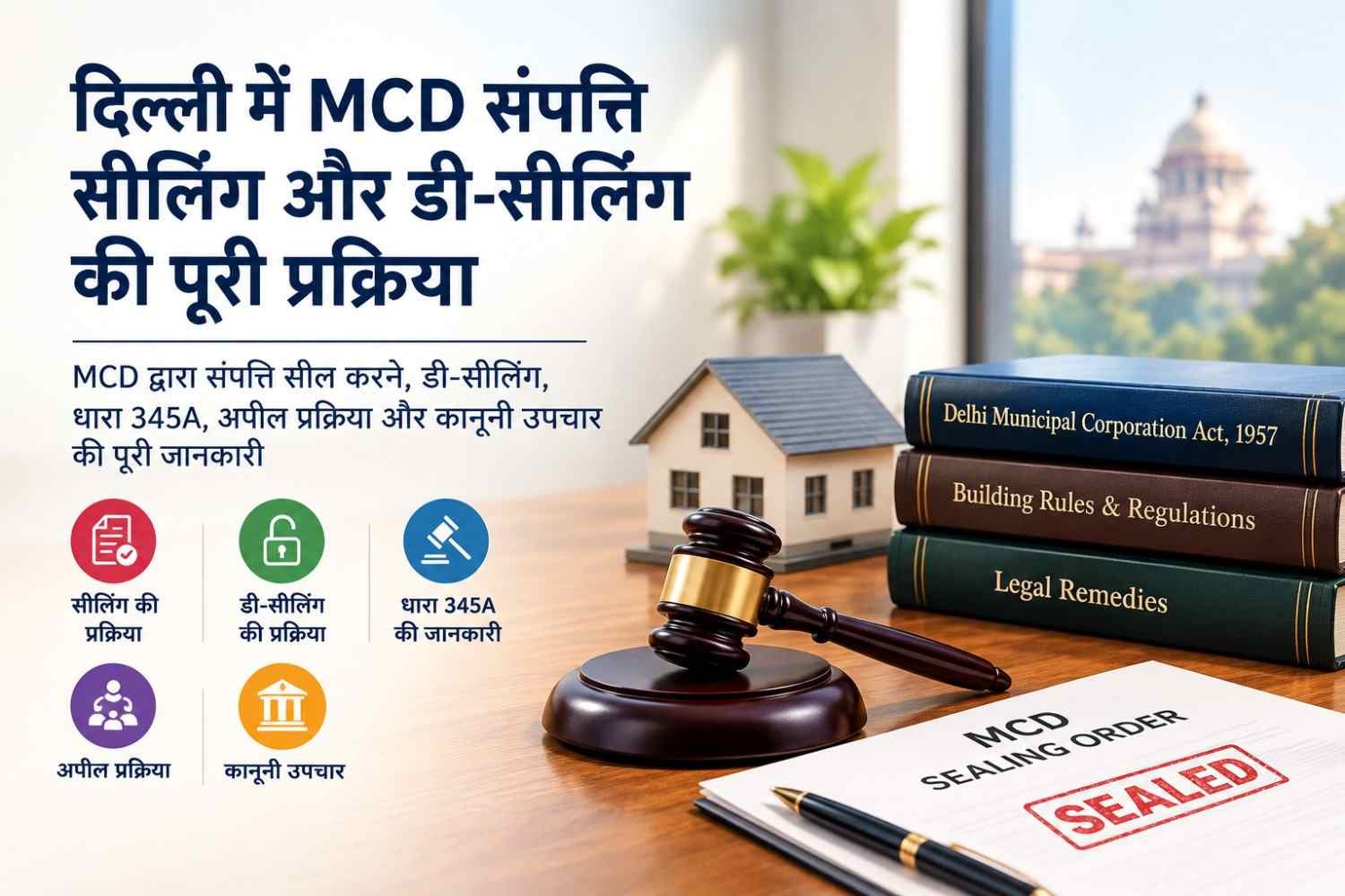दिल्ली में MCD संपत्ति सीलिंग और डी-सीलिंग की पूरी प्रक्रिया
