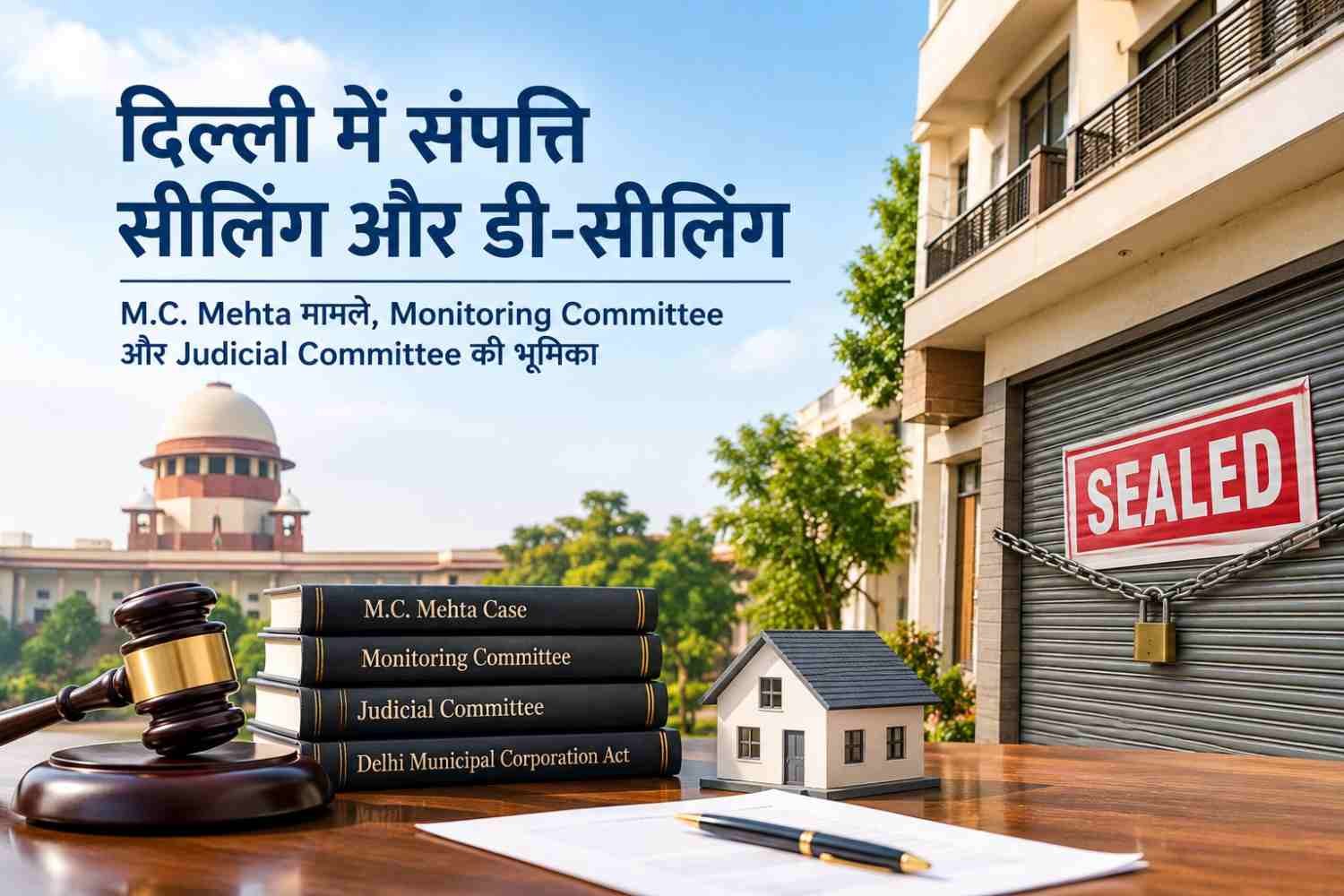 दिल्ली में संपत्ति सीलिंग और डी-सीलिंग